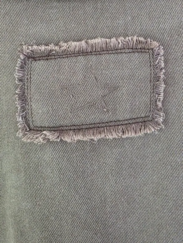 POL Cable Knit Sleeve Shacket Chocolate & Cream Small - Image 13