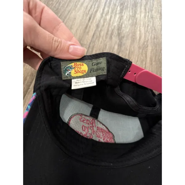 BASS PRO SHOPS‎ Cute Women's Pink/Aqua/Leopard Baseball Cap One Size - Image 4