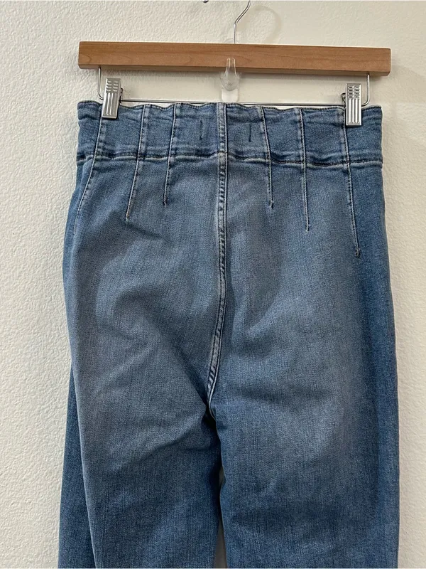 Free‎ People We The Free Jayde Flare Jeans in Sunburst Blue Size 29 - Image 10