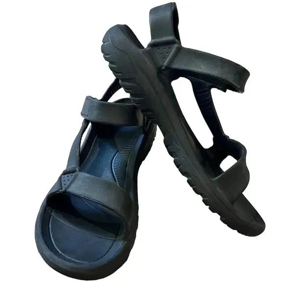 Teva Hurricane Drift Sandals Black Unisex‎ Size 11W/9M Outdoor Casual - Image 3