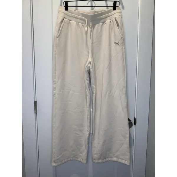 PUMA Women's Fleece Sweat Pants for Women's Straight Leg Winter Sweatpants Large - Image 3