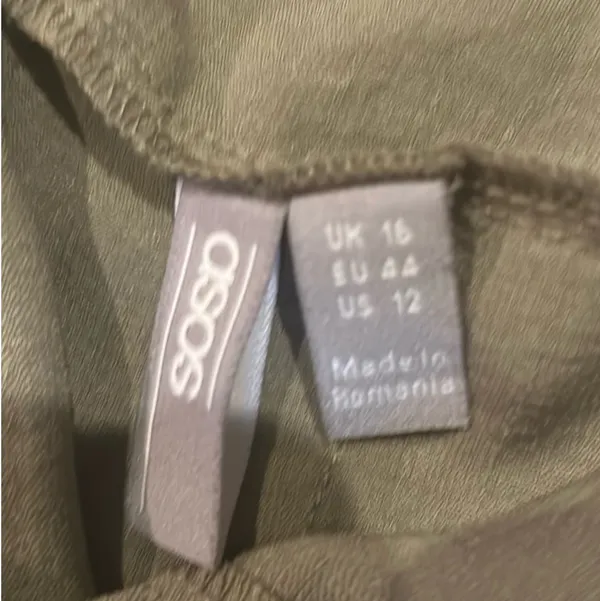 ASOS Olive Green Jumpsuit 12 - Image 2
