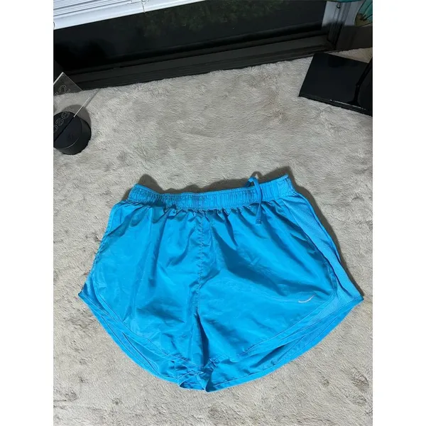 Nike Women's Dri-FIT Tempo Running Shorts Blue Size L Athletic - Image 3