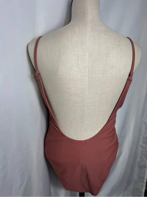 Aerie Women’s WAILLOT DE BOIR One PIECE Scoop-Back Swimsuit large NWT - Image 8