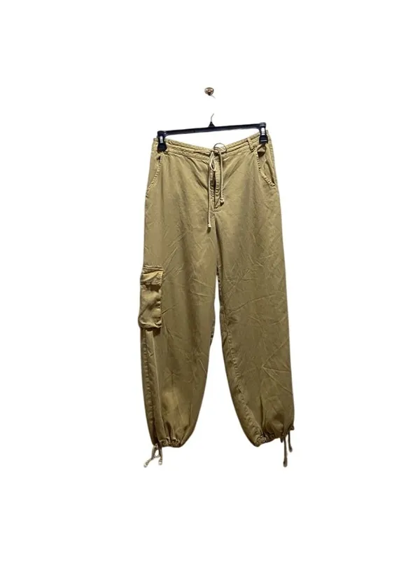 Young Fabulous & Broke Drawstring Cargo Joggers Beige Size M Neutral Coastal - Image 2