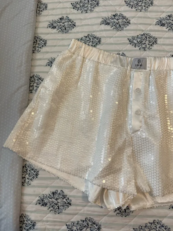 Parke Sequin Shorts - read sizing pls!  - Image 3
