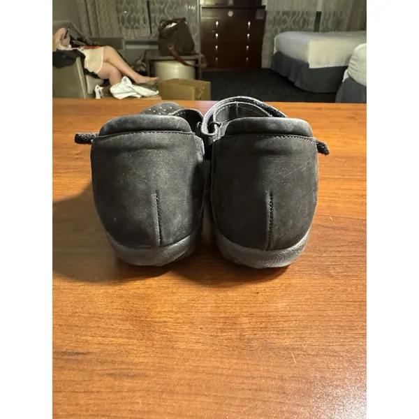 Naot Matua Suede Patent Mary Jane Size 38 US 7-7.5 Black Comfort Shoe - Image 5