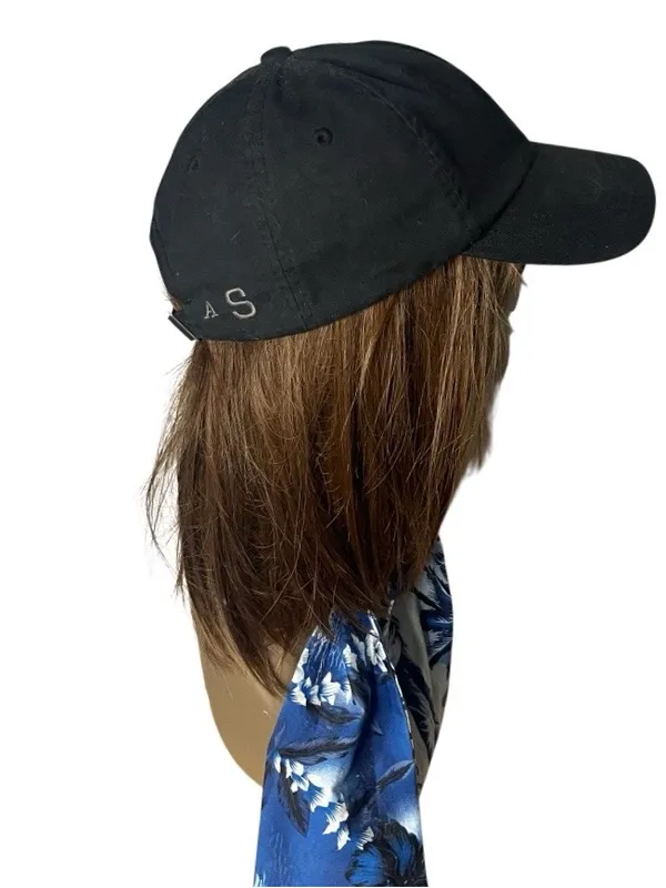 ACNE STUDIOS Black Carliy AS Baseball Cap Adjustable Dad Hat Size OS UNISEX - Image 2
