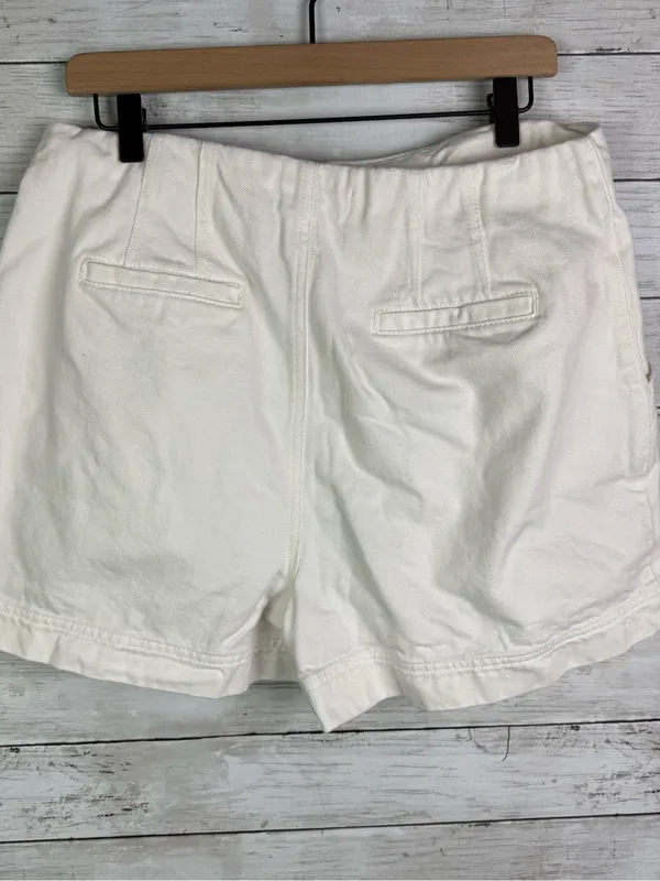 Antonio Melani High Rise Pleated Denim Shorts Size 12 - Image 4