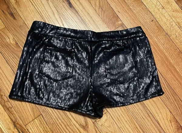 Love Vintage NWOT Sweet Y2k 90’s Sequins Shorts rave club night out showtime - Image 4