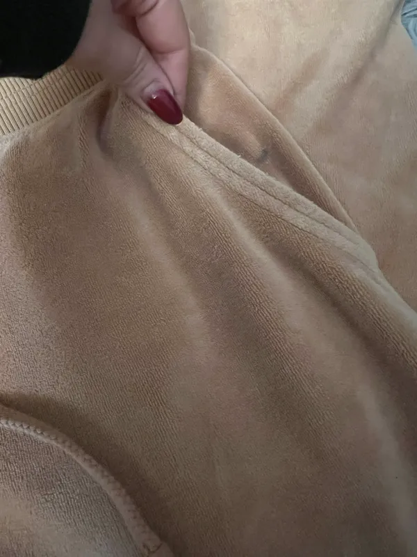 Aerie Orange Velvet Sweat Pants - Image 5