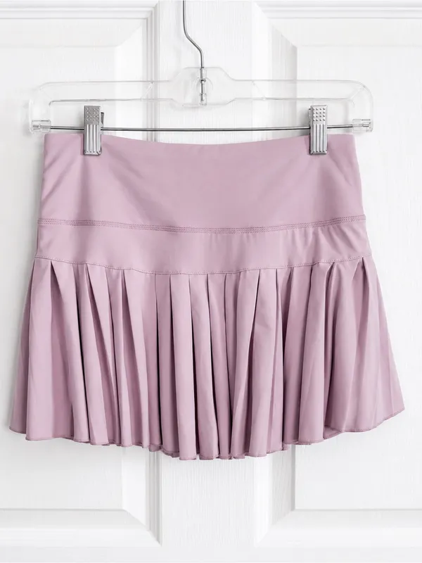 GOLDHINGE Women's Pleated Lavender Tennis Skirt M - Image 3