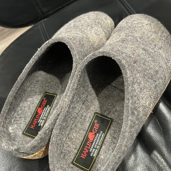 Haflinger Gray Felt Slip - Image 2
