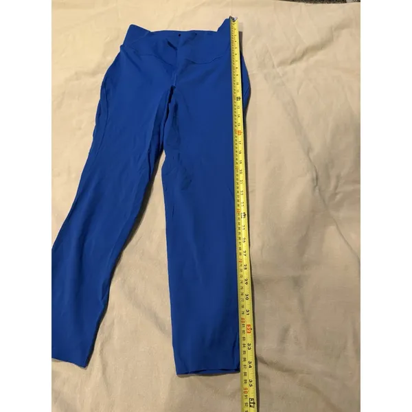 Lululemon‎ Size 10 Base Pace HR Crop 23" Tight Leggings PSYH Psychic Blue - Image 2