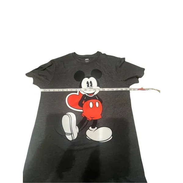 Old Navy Disney Mickey Mouse Tee Shirt Sz M charcoal NWOT - Image 5