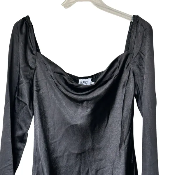 NWT Princess Polly Star Power Black long sleeves Mini Dress size 6 - Image 10