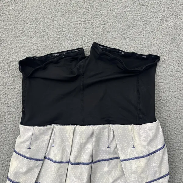 Lululemon Pace Rival Skirt Skort Floral Sport Athletic Athleisure Tennis Women 6 - Image 4