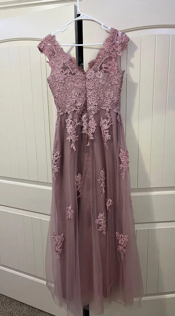 Amazon Dusty Rose Prom Dress - Image 3