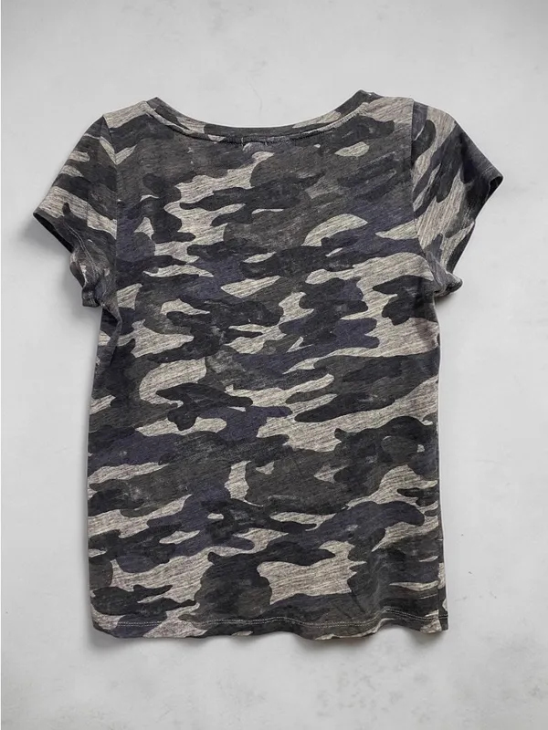 J. Crew Gray Camo Short Sleeve Tee - Image 4