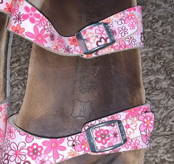 Birkenstock woman size 9 sandal floral - Image 2