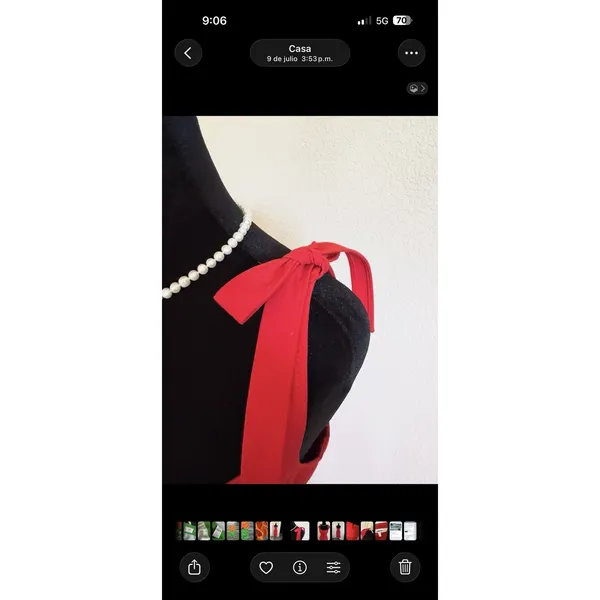 LIKELY Red Midi Dress Womens US 4 Tie Shoulder Mermaid Hem Bodycon Cocktail - Image 5
