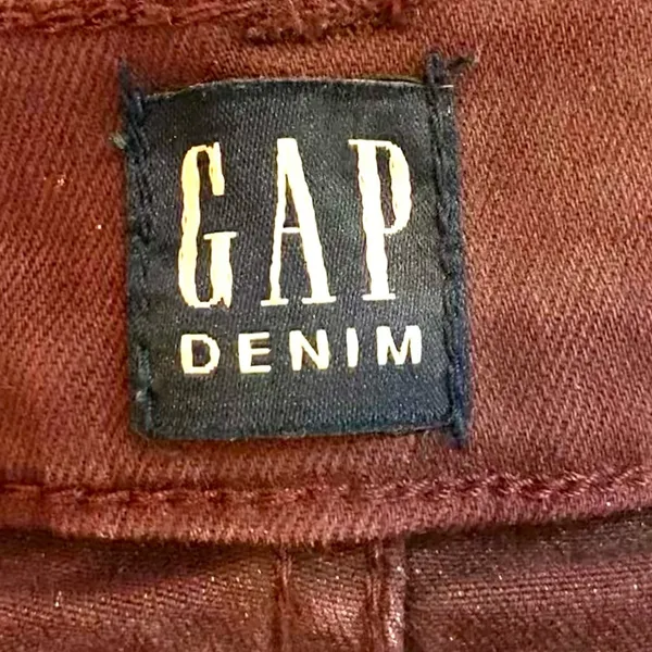 Gap Regular‎ True Skinny Vamp Red Denim Jeans 28R - Image 3