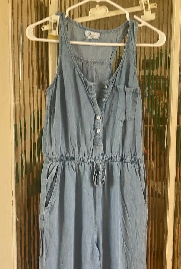 Japna Chambray Jumpsuit- Medium - Image 2