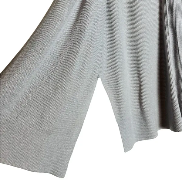 Jigsaw Womens Large Knitted Draped Cape Quiet Luxury Minimalist Effortless - Image 5