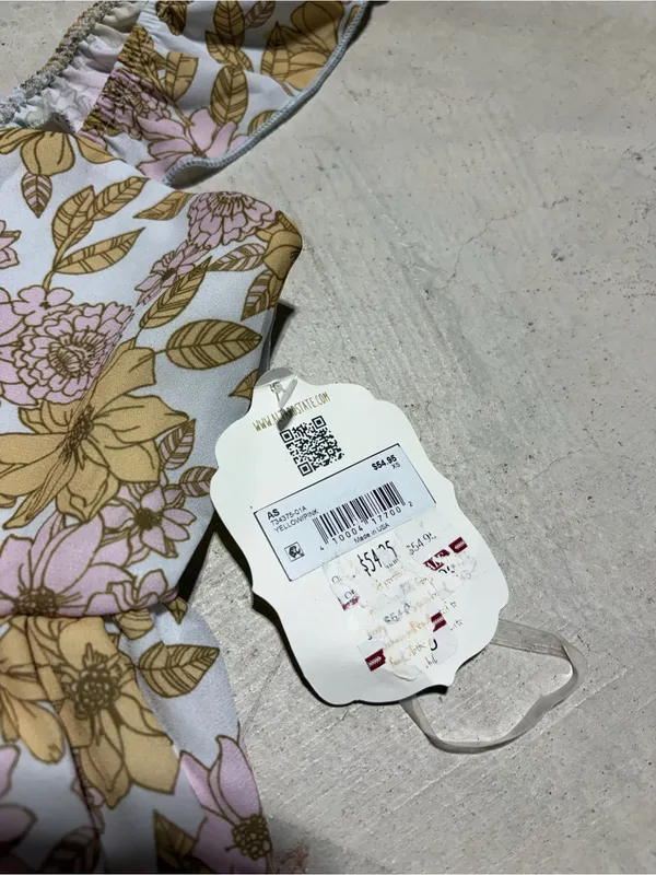 Altar’d state Floral Ruffle Strap Tank Top NWT MSRP$55 XS - Image 5