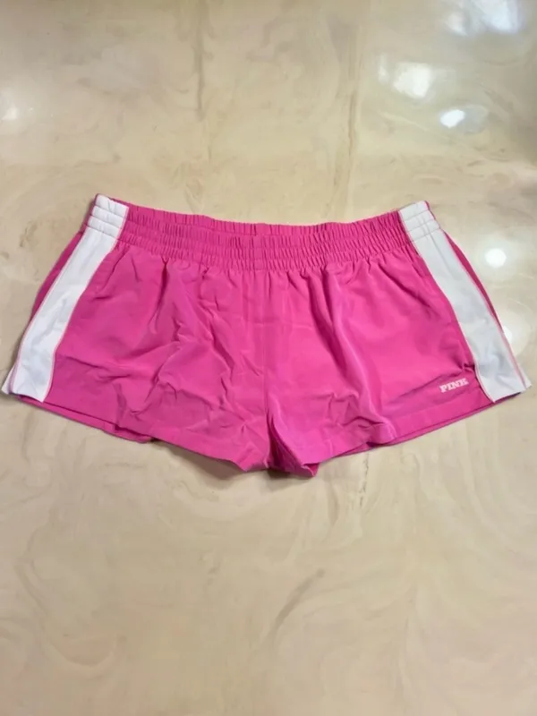 Victoria's Secret PINK Victoria's Secret Ribbed Tank & Shorts Set Pink Gossip L - Image 5