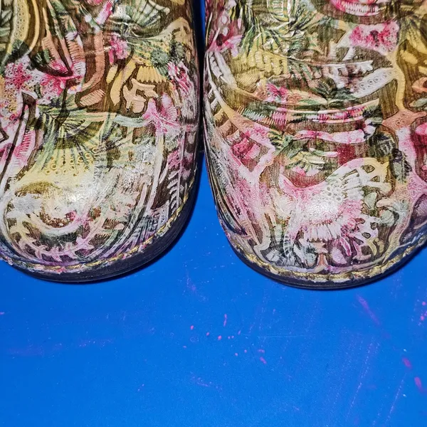 Dansko XP Womens Yellow Floral Professional Nursing Clogs Shoes 41 10.5 -‎ 11 - Image 6