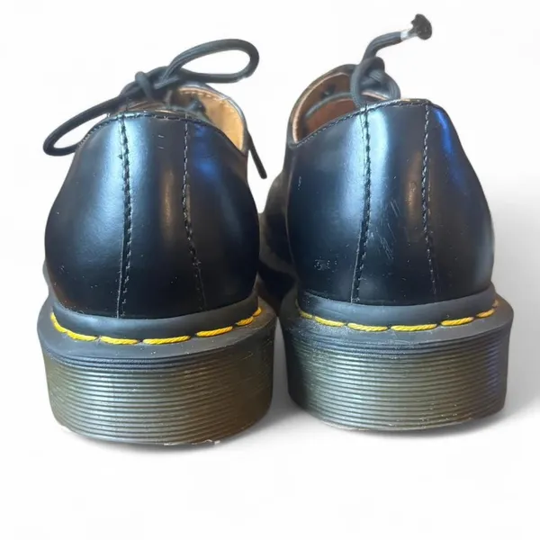 Dr. Martens 1461 Black Leather Oxford Shoes Women’s Size 6 AirWair 3 Eye Lace Up - Image 6