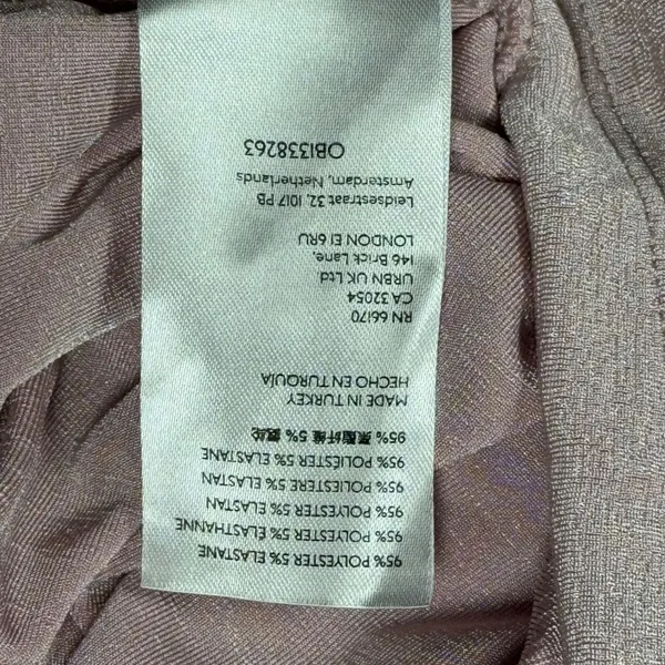 Anthropologie Size M Blush Pink Draped Sleeveless Top Soft Knit Faux Wrap - Image 8