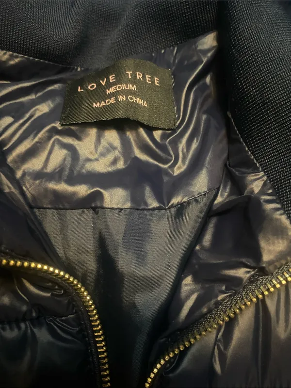 Love Tree Navy Quilted Lightweight Puffer Vest - Image 8