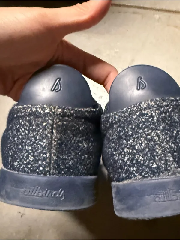 Allbirds Wool Piper Sneaker Navy Blue Size 8 euc - Image 5
