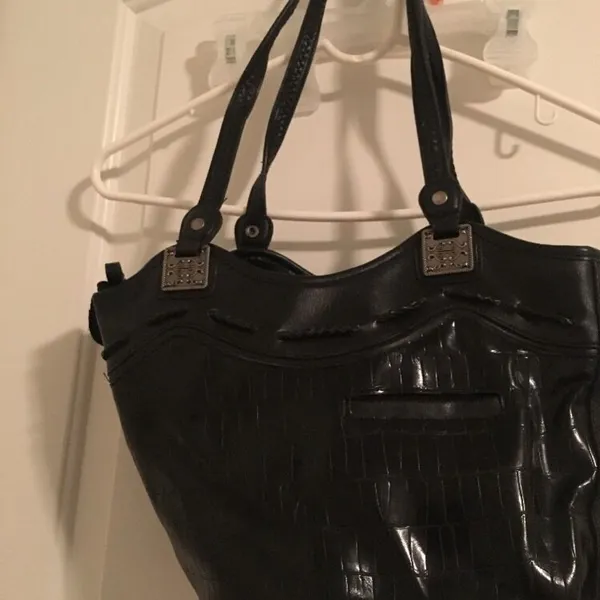 COPY - Sonoma Life+Style Womens Pocket Book Handbag Small Purse Black Bag - Image 2