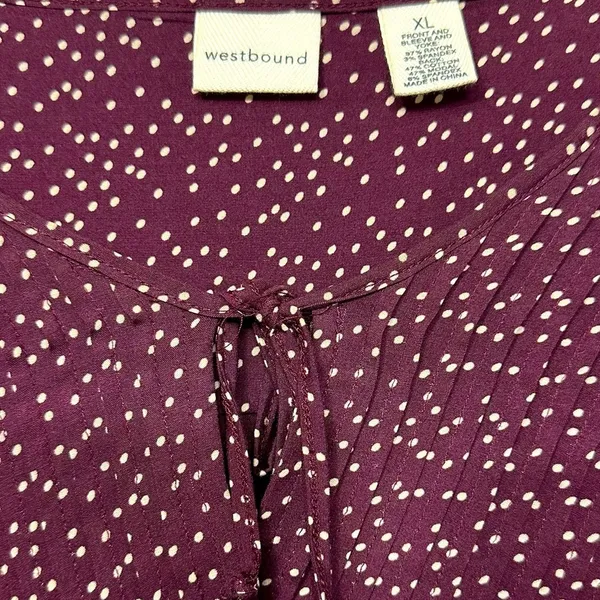 Westbound Women’s Floral‎ Print Long Sleeve Size XL Top - Image 9