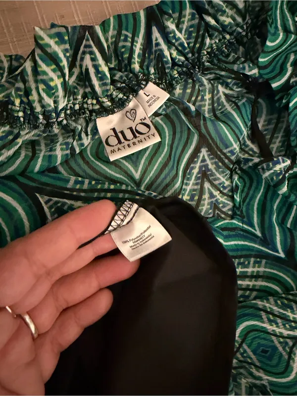 duo Maternity (Size L) Green Size L - Image 3