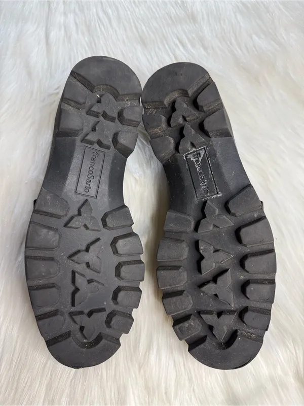 Franco Sarto Black Patent Leather Brindy Platform Loafers - Image 6
