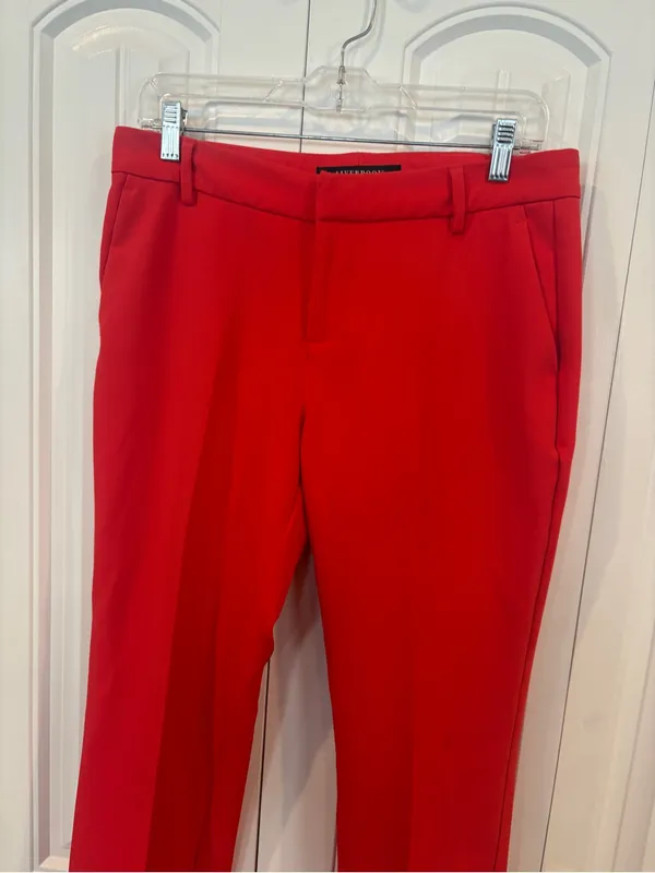 Liverpool red Kelsey flare trousers size 6/28 - Image 3