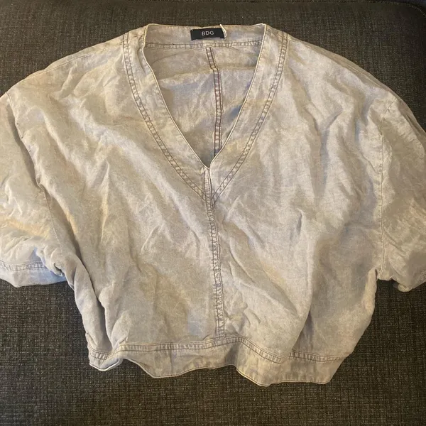 Urban Outfitters BDG/ light blue denim crop top - Image 2