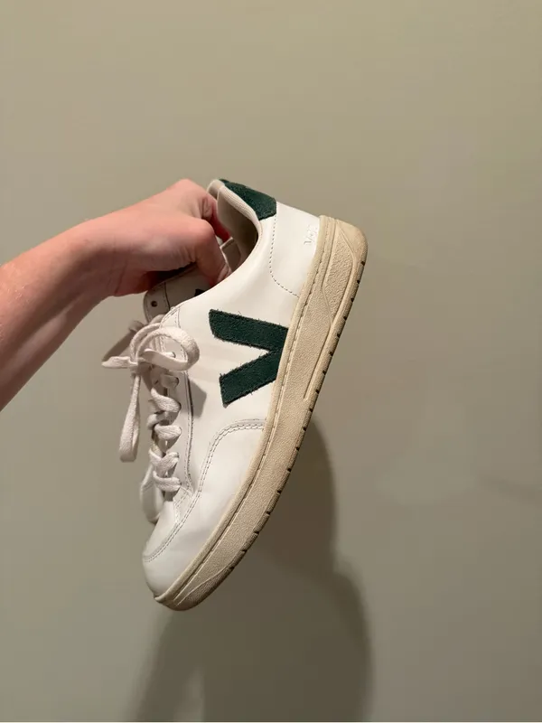 Veja V-10 Leather Sneakers - Image 7