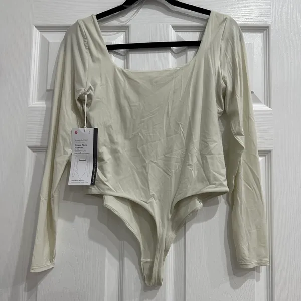 Lululemon Wundermost Ultra Soft Nulu Square Neck Long Sleeve Bodysuit - Image 5