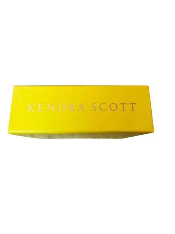 Kendra Scott Lee Silver Filigree Small Drop Earrings One Size NIB - Image 4
