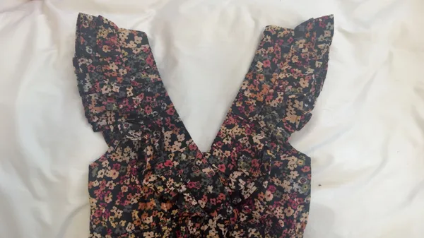 Abercrombie Dress Mini Floral Black - Image 3