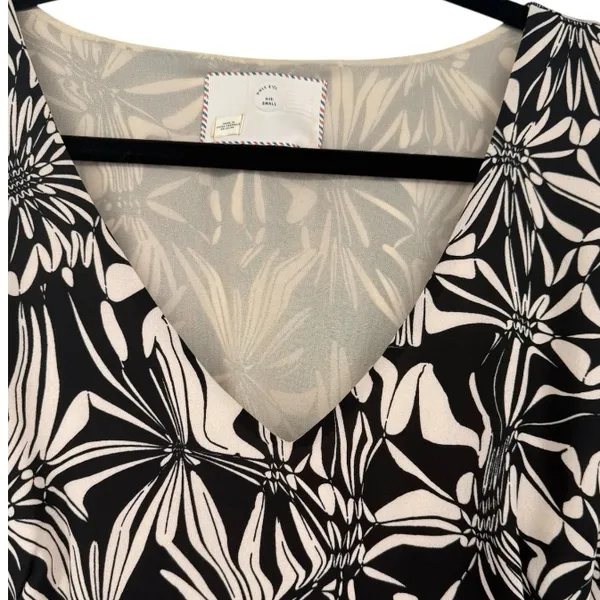 Anthropologie Postmark Sonata‎ Tie-Back Mini Dress Size Small - Image 7