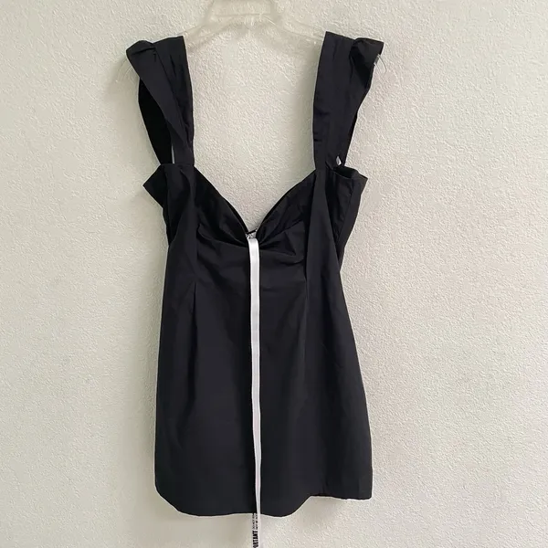 House of CB Mistress Rocks Girl Crush Mini Dress Women's‎ L Black Cap Sleeve NEW - Image 7