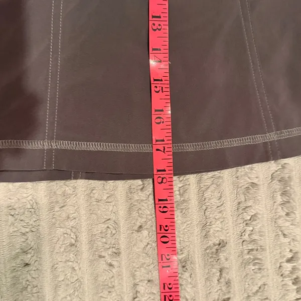 Title Nine Women 8 Athletic Skort Taupe Gray Hiking Golf Tennis Skirt Liner - Image 7