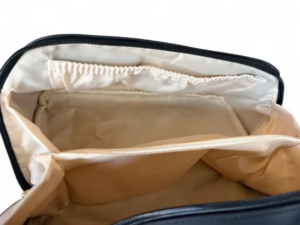 NWOT Black Cosmetic Travel Bag Makeup Organizer - Image 6
