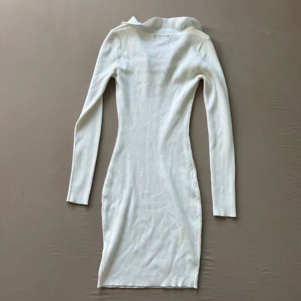 Pretty Little Thing Polo RIBBED KNIT BODYCON MINI DRESS - Image 5